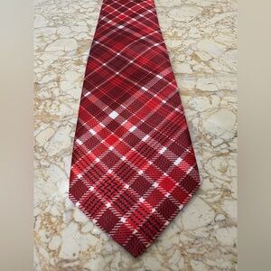 60” Red Plaid Men’s Tie (no tag) but Like New
